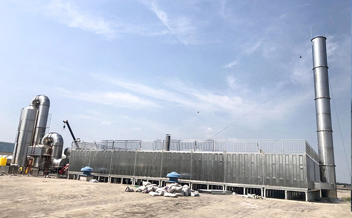 噴漆廢氣治理 生物法廢氣處理工程現(xiàn)場 噴漆廢氣治理 生物法廢氣處理工程現(xiàn)場