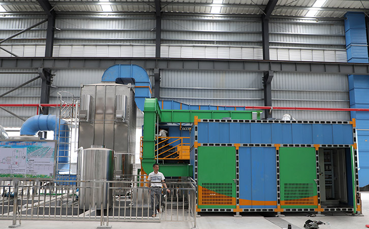 環(huán)保噴漆廢氣處理設備催化燃燒噴漆房廢氣處理工程案例 環(huán)保噴漆廢氣處理設備催化燃燒噴漆房廢氣處理工程案例