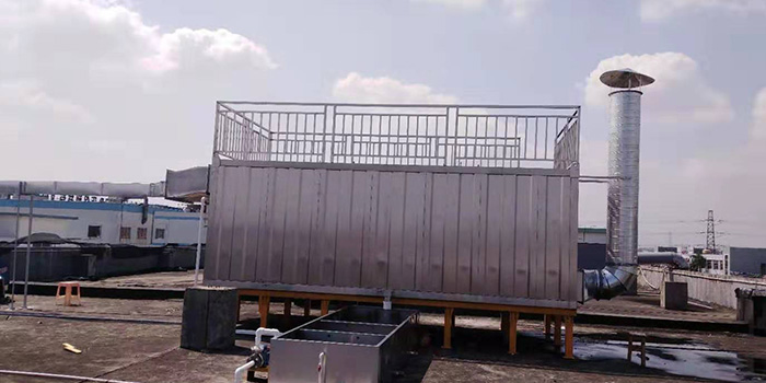 注塑工序廢氣處理設備有哪些？生物法廢氣處理工程案例現(xiàn)場