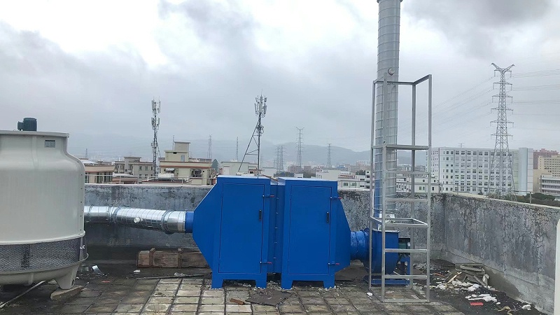 虎門欣賀達(dá)廢氣處理設(shè)施圖