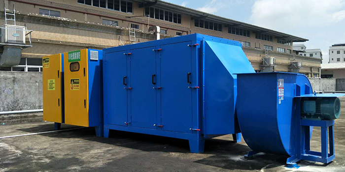 注塑廢氣處理工程設備安裝案例-翌駿環(huán)保