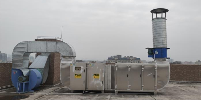 點膠、烘烤廢氣治理設(shè)備工程案例