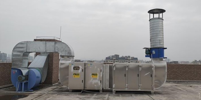 點(diǎn)膠、烘烤工序廢氣處理工程案例實(shí)拍-翌駿環(huán)保